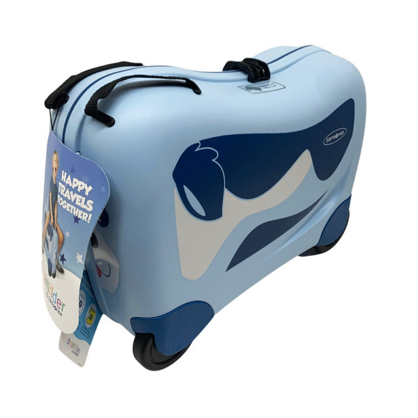 מזוודה לילדים לרכיבה תכלת Samsonite Dream Ride PUPPY