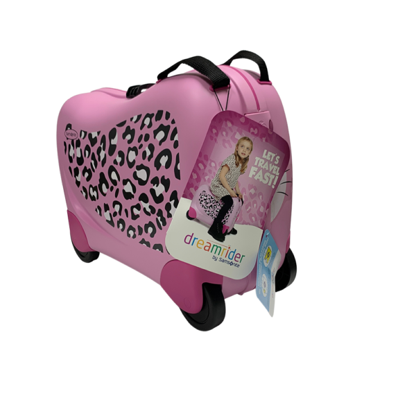 ⁦מזוודה לילדים לרכיבה Samsonite Dream Rider Leopard⁩ – תמונה ⁦4⁩