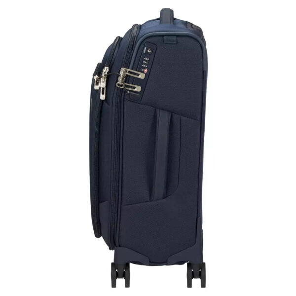 ⁦מזוודת טרולי קלת משקל Samsonite SPARK כחול כהה פרמיום כולל נעילה כללית⁩ – תמונה ⁦5⁩