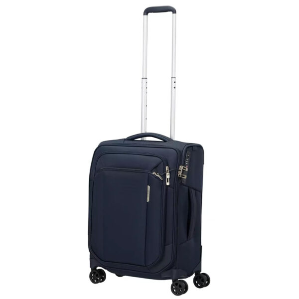 ⁦מזוודת טרולי קלת משקל Samsonite SPARK כחול כהה פרמיום כולל נעילה כללית⁩ – תמונה ⁦7⁩