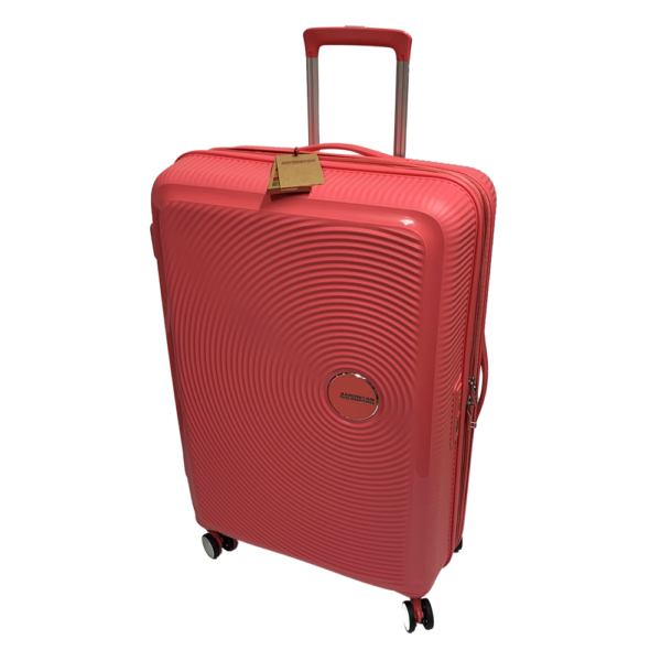 מזוודה קשיחה גדולה American Tourister Soundbox Sun Kissed Coral 78cm/"28