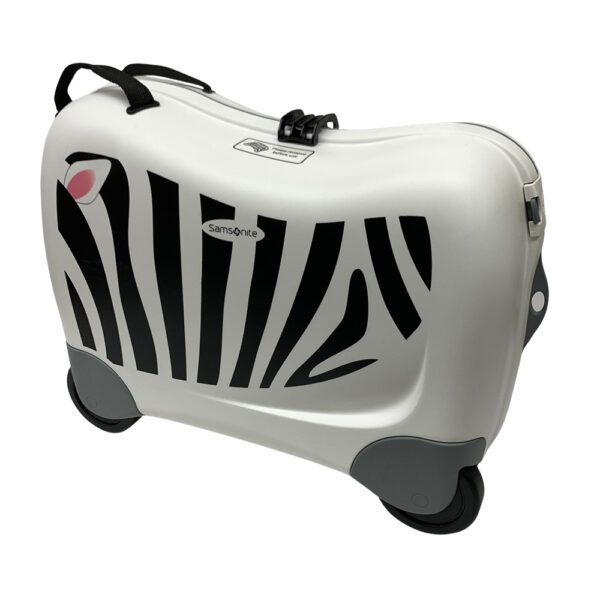 ⁦מזוודה לילדים לרכיבה Samsonite Dream Rider ZEBRA⁩ – תמונה ⁦2⁩