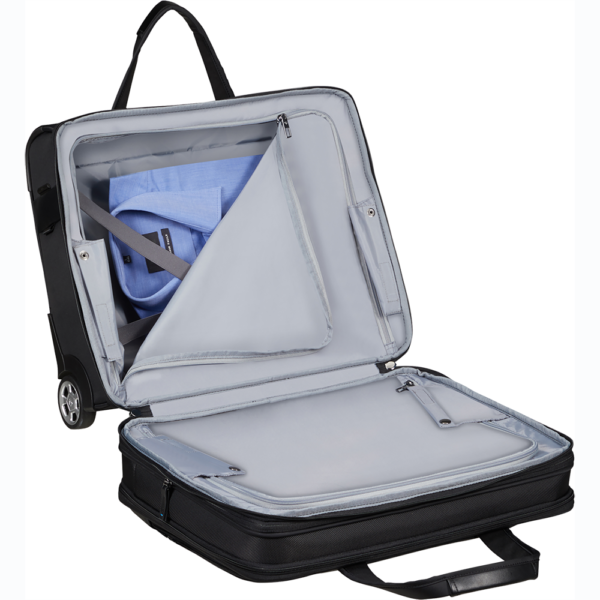 ⁦תיק גלגלים גדול סמסונייט - Samsonite Rolling Tote 17.3Exp שחור⁩ – תמונה ⁦5⁩