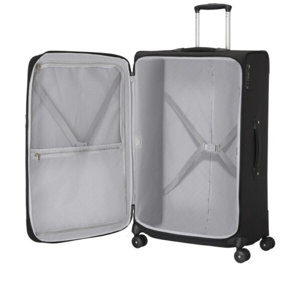 ⁦סט 3 מזוודות שחורות סמסונייט Samsonite Beauhaven⁩ – תמונה ⁦7⁩