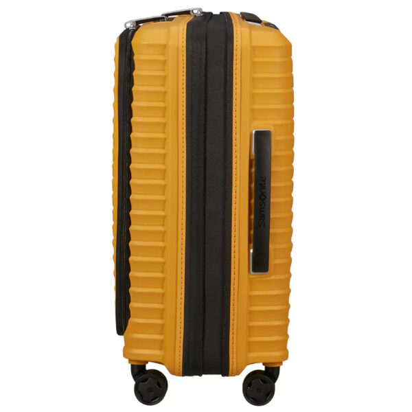 ⁦מזוודה קשיחה קטנה מתרחבת + תא למחשב samsonite trolley Upscape 55cm KJ106007⁩ – תמונה ⁦3⁩