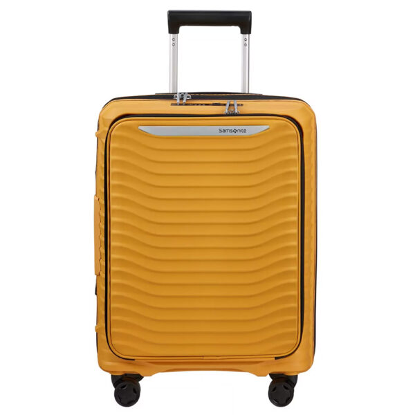 ⁦מזוודה קשיחה קטנה מתרחבת + תא למחשב samsonite trolley Upscape 55cm KJ106007⁩ – תמונה ⁦5⁩