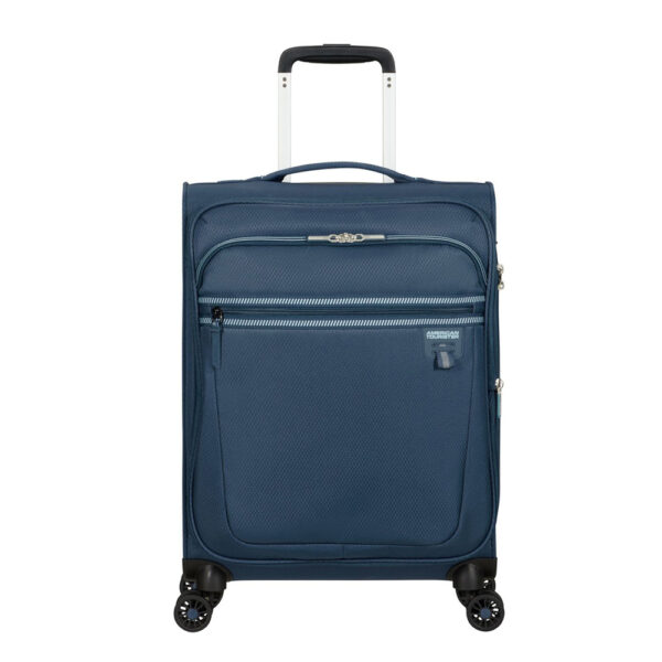 ⁦מזוודת טרולי מתרחבת מבית American Tourister דגם AeroSpin MH631001.⁩ – תמונה ⁦3⁩