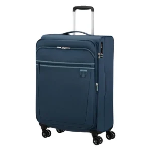 מזוודה בינונית אמריקן טוריסטר AeroSpin 69 ס"מ בצבע כחול